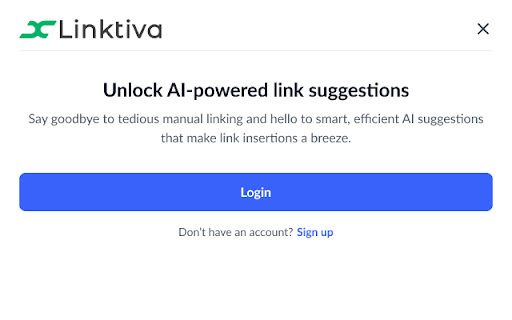 Linktiva website screenshot