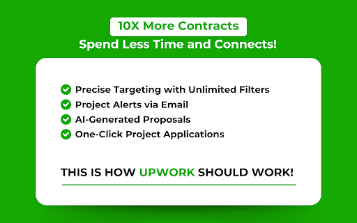 Upwork Project Finder website screenshot
