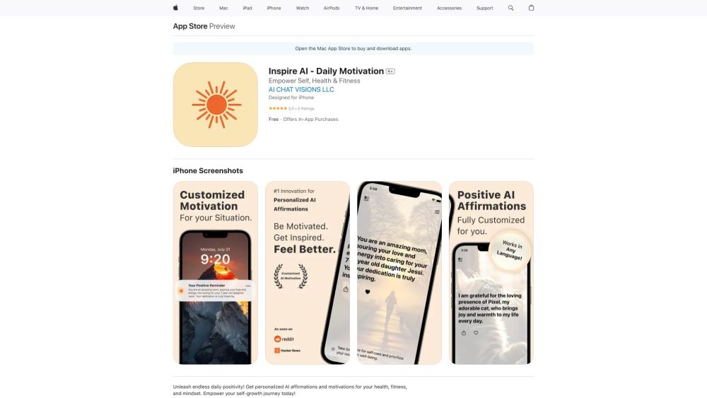 Inspire Ai website screenshot
