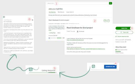 Upwork Gpt website screenshot