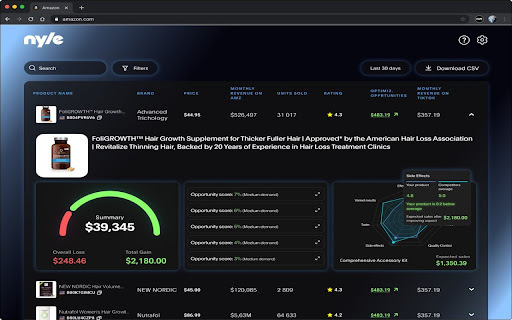 Nyle website screenshot