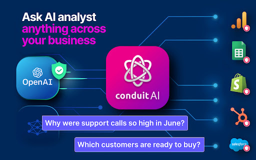 Conduit AI website screenshot