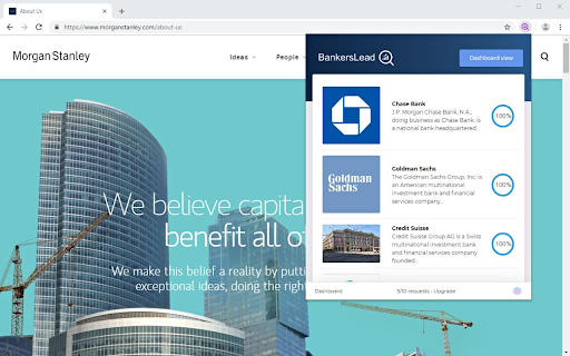 Company Similarity Tool website screenshot