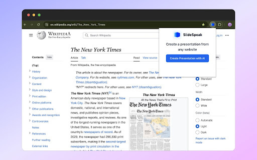 Slidespeak Ai Presentations website screenshot