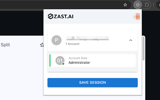 Zast AI website screenshot