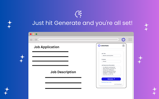 LetterGenie website screenshot