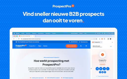 ProspectPro website screenshot