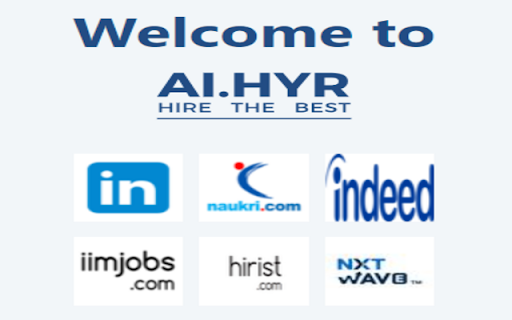 AI.HYR Job Portal Integration Chrome Extension website screenshot