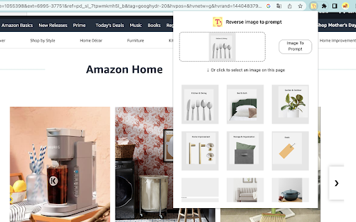 Imageprompt Reverse Image To Prompt website screenshot