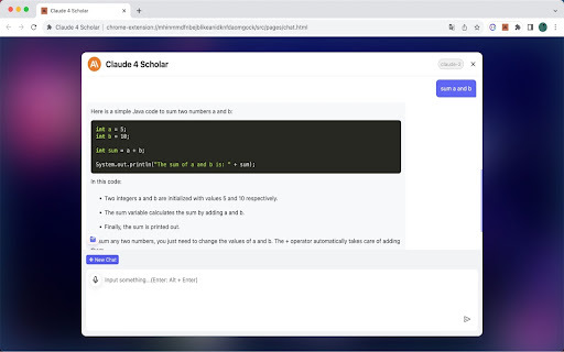 Claude 4 Scholar website screenshot