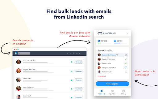 GetProspect website screenshot