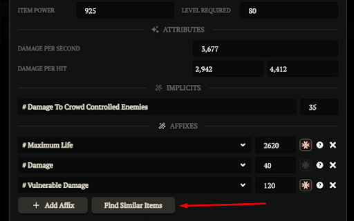 Similar Items and Prices Before Selling website screenshot