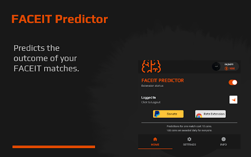 FACEIT Predicto website screenshot