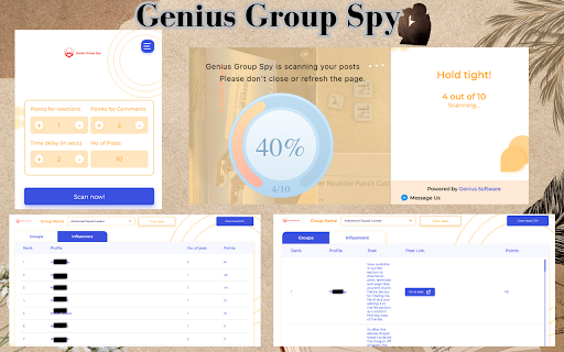 Genius Group Spy website screenshot