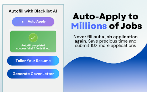 Blacklist AI website screenshot
