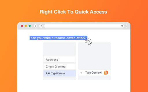 Typegenieai website screenshot