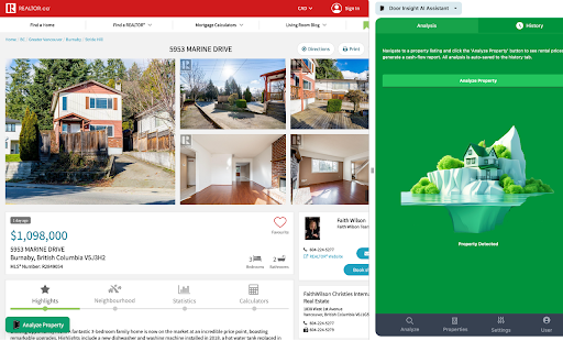 Door Insight Ai Assistant website screenshot