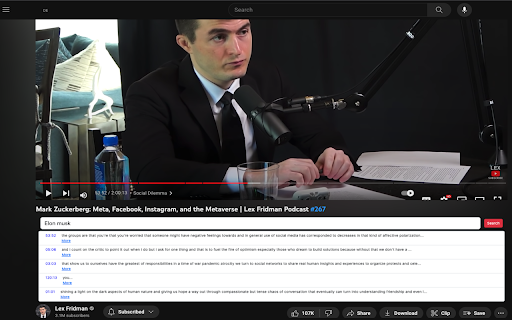 Youtube Ultimate Search website screenshot