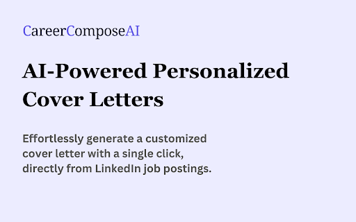 Cover Letter GPT website screenshot