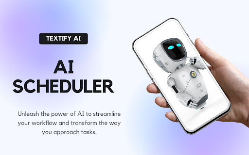 Ai Scheduler website screenshot