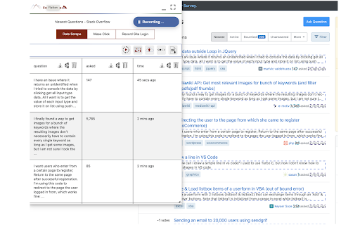 Everest Data website screenshot