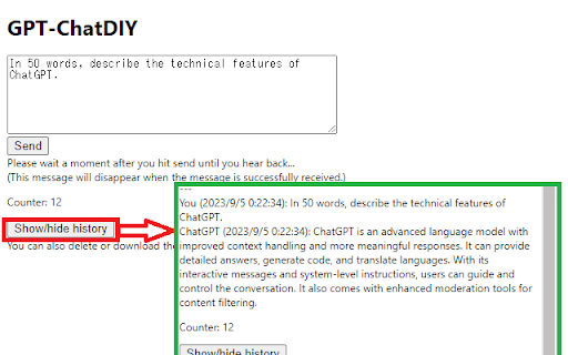 Gpt Chatdiy website screenshot