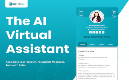 AI Virtual Assistant website screenshot