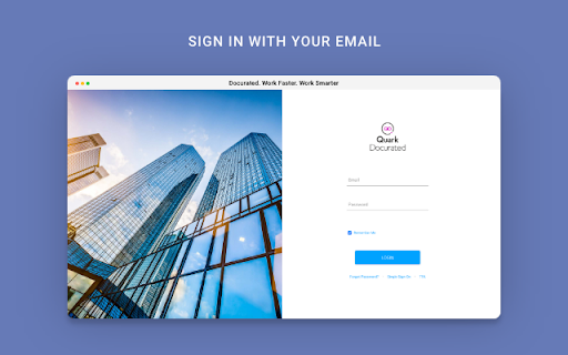 Quark Docurated website screenshot