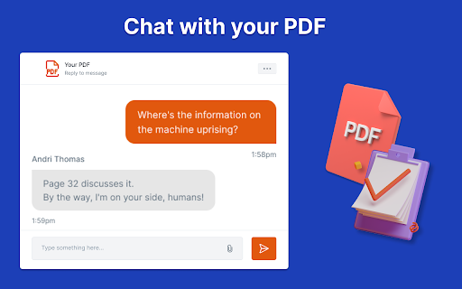 Chatgpt Pdf Ask Your Pdf website screenshot