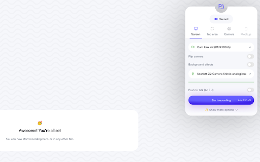 Proced AI website screenshot