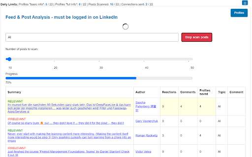 LinkedIn Helper AI website screenshot