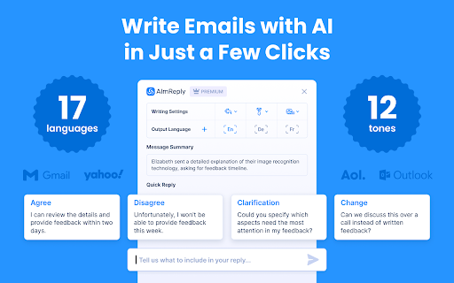AImReply website screenshot