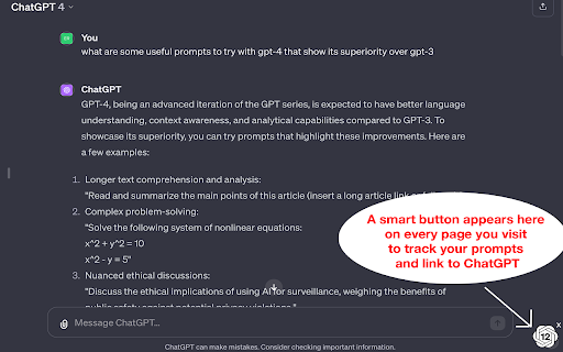 ChatGPT PromptCounter website screenshot
