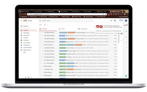 Wholemeaning Email Manager website screenshot