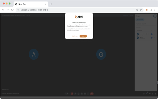 Ekai website screenshot