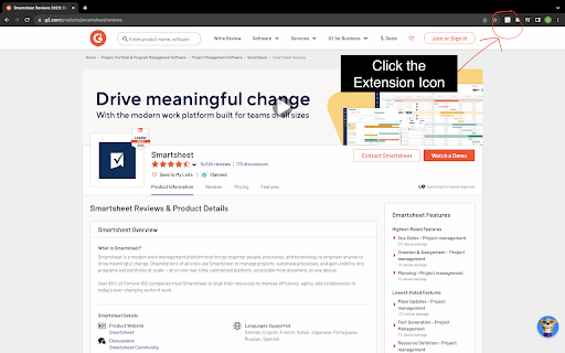 ExtractG2 website screenshot