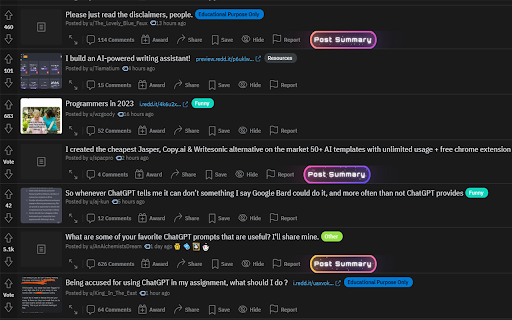 Reddit Comment Analyzer website screenshot