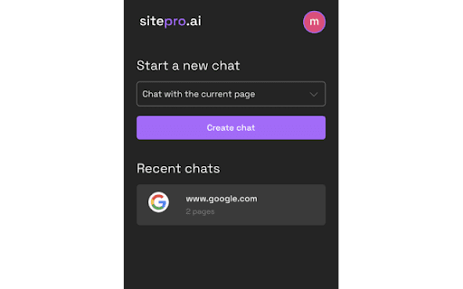 SitePro website screenshot