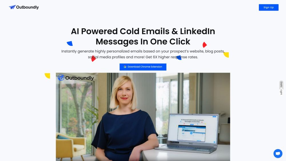 Outboundly website screenshot