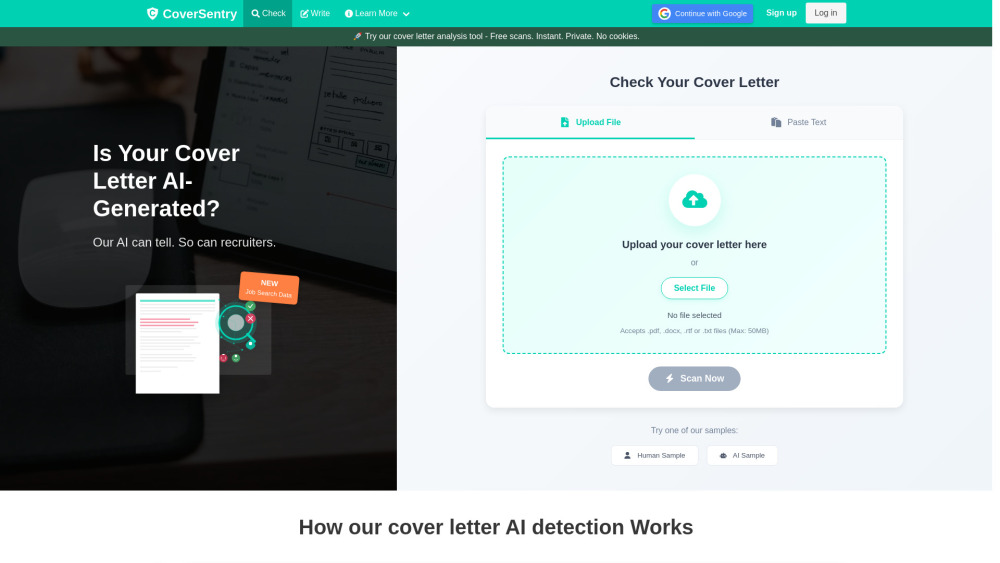 Coversentry website screenshot