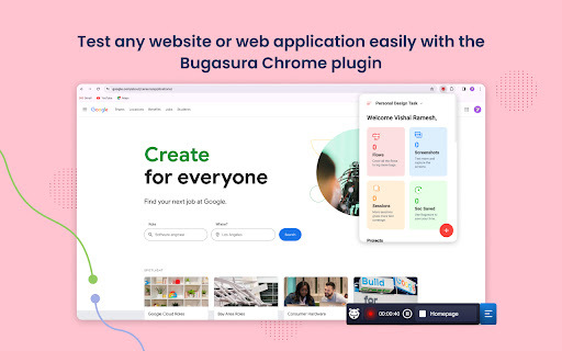Bugasura website screenshot