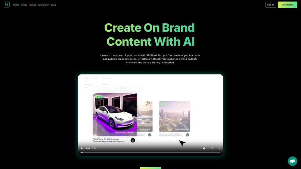 Velin AI website screenshot