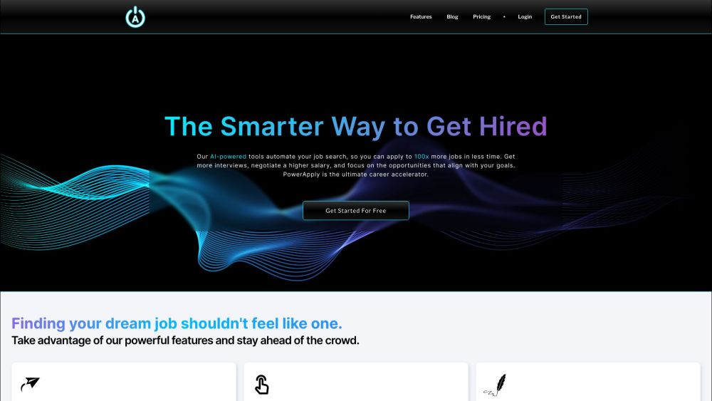 PowerApply website screenshot