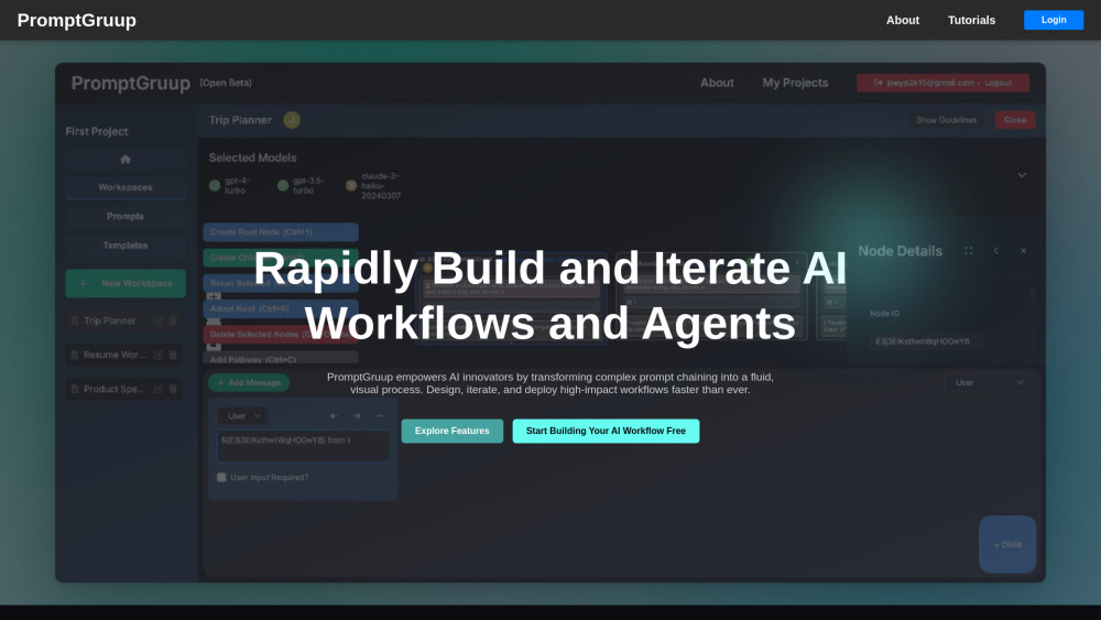 Prompt Gruup website screenshot