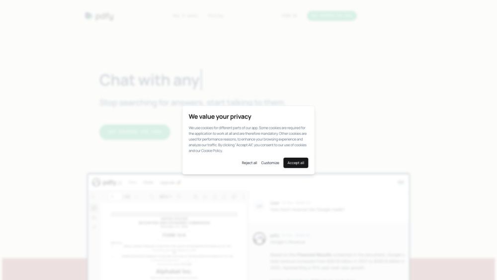 Pdfy website screenshot