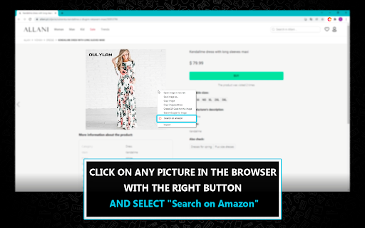 Search By Image On Amazon website screenshot