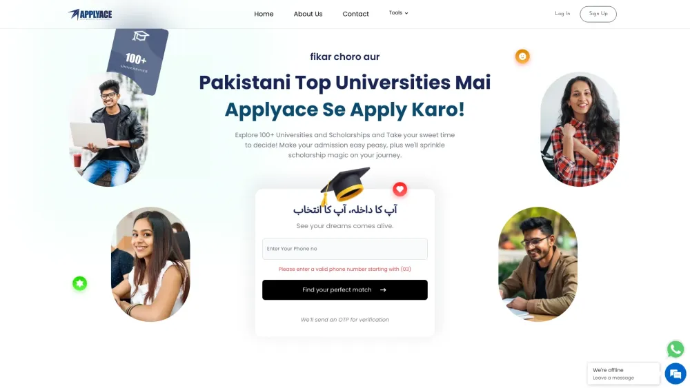 ApplyAce website screenshot