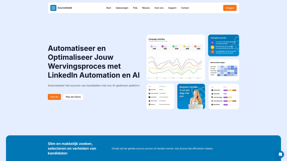 Sourcegeek website screenshot