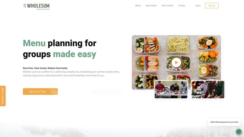 Wholesum website screenshot