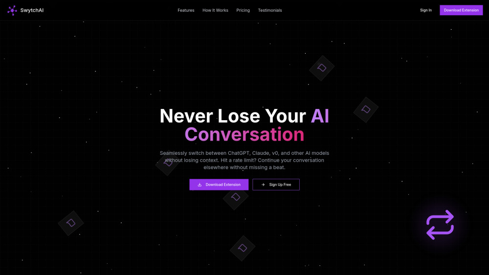 SwytchAI website screenshot